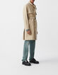 Men&rsquo;s sand nylon WATERPROOF trench coat-6