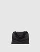 Sac THE 1 Timeless noir cuir matelassé Taille S Femme-1