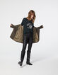 Jersey verde de mayoría lana jacquard tigre mujer-6