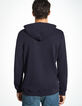 Sudadera azul oscuro ecológico capucha Hombre-3