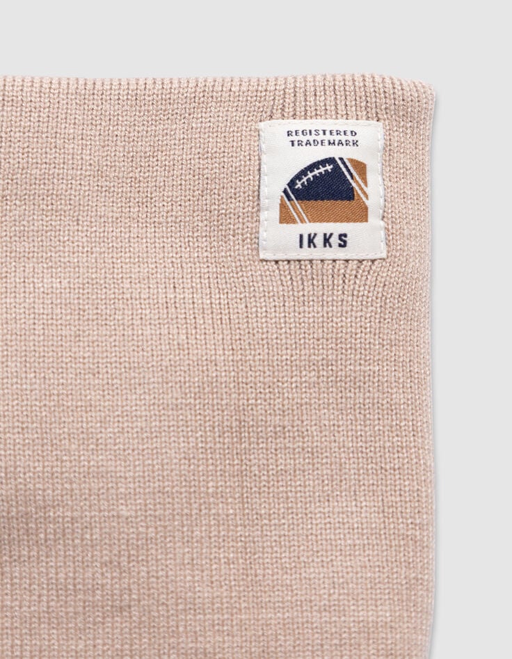 Snood beige punto niño-2
