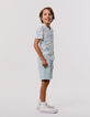 Aqua LOOSE-Jungenstrickbermudas-2