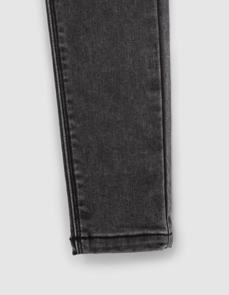 Grijze SKINNY jeans met sjaal-ceintuur meisjes-6