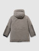 Khaki 3-in-1 Parka und Wendeanorak für Jungs-6