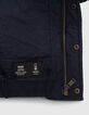 Doudoune navy fourrée à capuche navy garçon-2