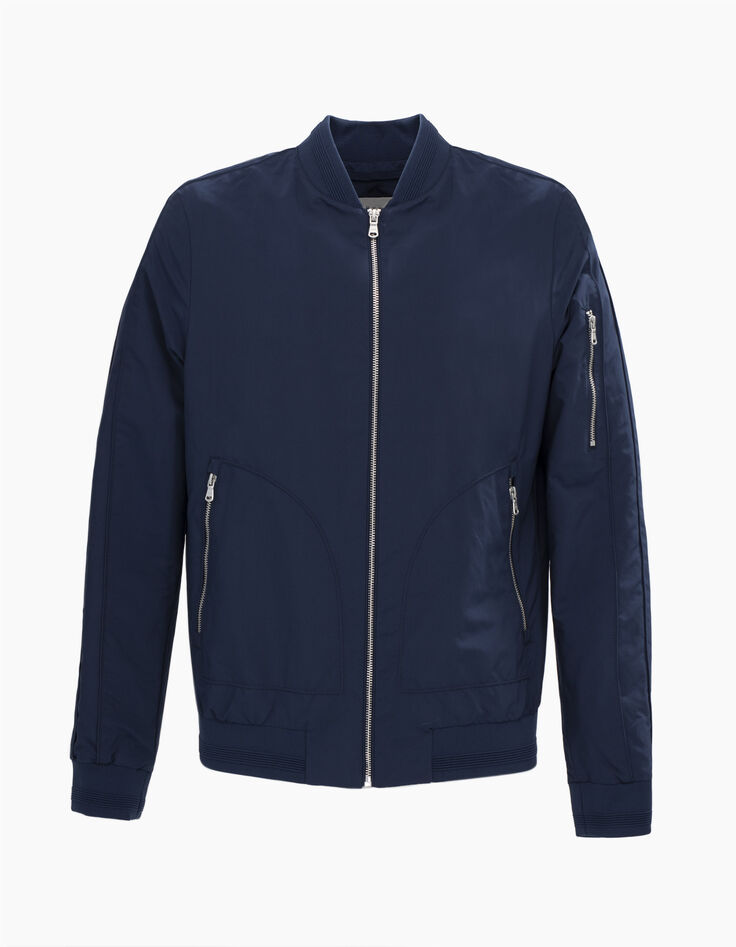Teddy indigo à poches zippées Homme-8
