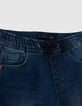 Vaqueros JOGGER azules denim cosy fleece ni&ntilde;o-2