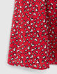 Jupe rouge à imprimé cœurs mini me fille-7