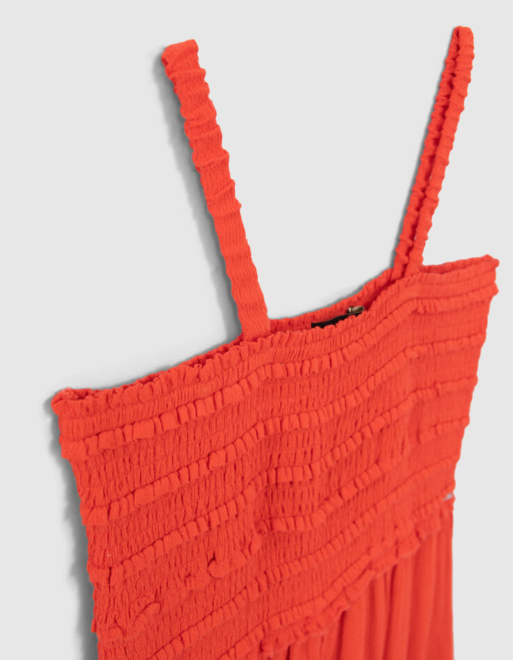 Roter M&auml;dchenoverall aus LENZING&trade; ECOVERO&trade;-5
