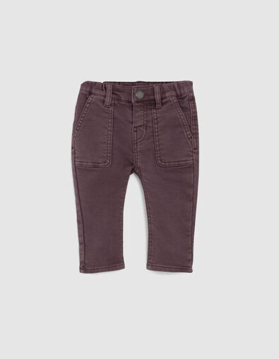 Jean dark purple knitlook bébé garçon - IKKS