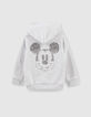 Sweat gris Mickey embossé dos IKKS - MICKEY garçon-2