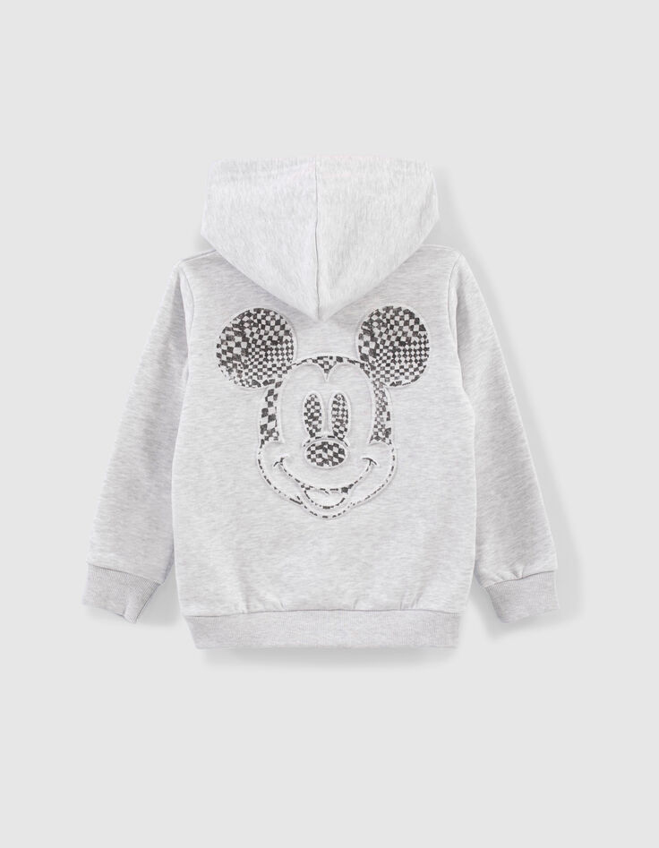 Sweat gris Mickey embossé dos IKKS - MICKEY garçon-2