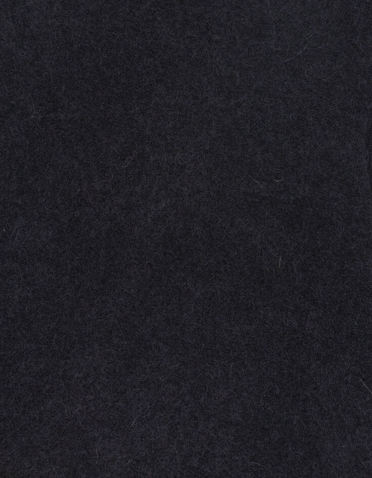Schwarzer Damenstrickpulli Fledermausärmel-7
