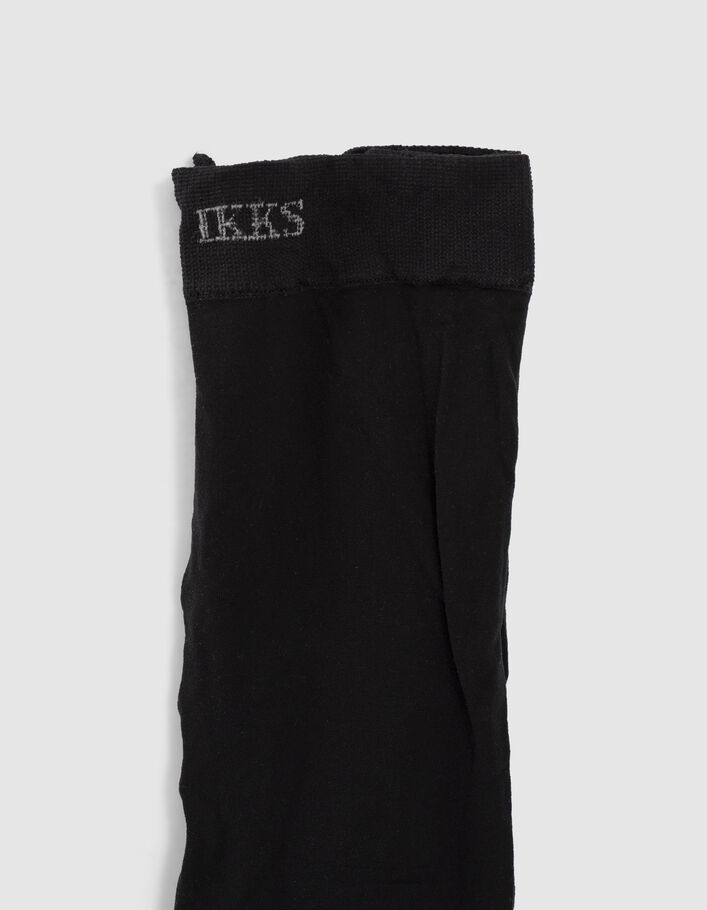 Girls’ black thin tights with lightning motifs - IKKS