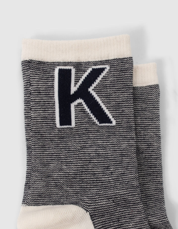 Navy, white and blue socks - IKKS