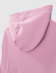 Girls’ violet waffle hoodie-4