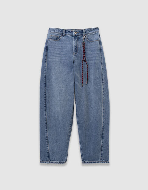 Vaqueros bombachos azul colgante cordón niña - IKKS