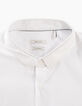 Camisa slim blanca efecto doble cuello Easy Care Hombre-2