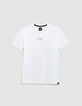 Wit T-shirt geborduurde golf achter jongens-1