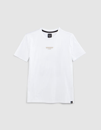 Wit T-shirt geborduurde golf achter jongens - IKKS