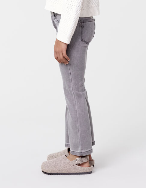Jean FLARE gris Waterless fille - IKKS