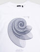 T-shirt blanc coton bio spirale-coquillage garçon-6