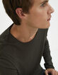 Men's khaki T-shirt-4