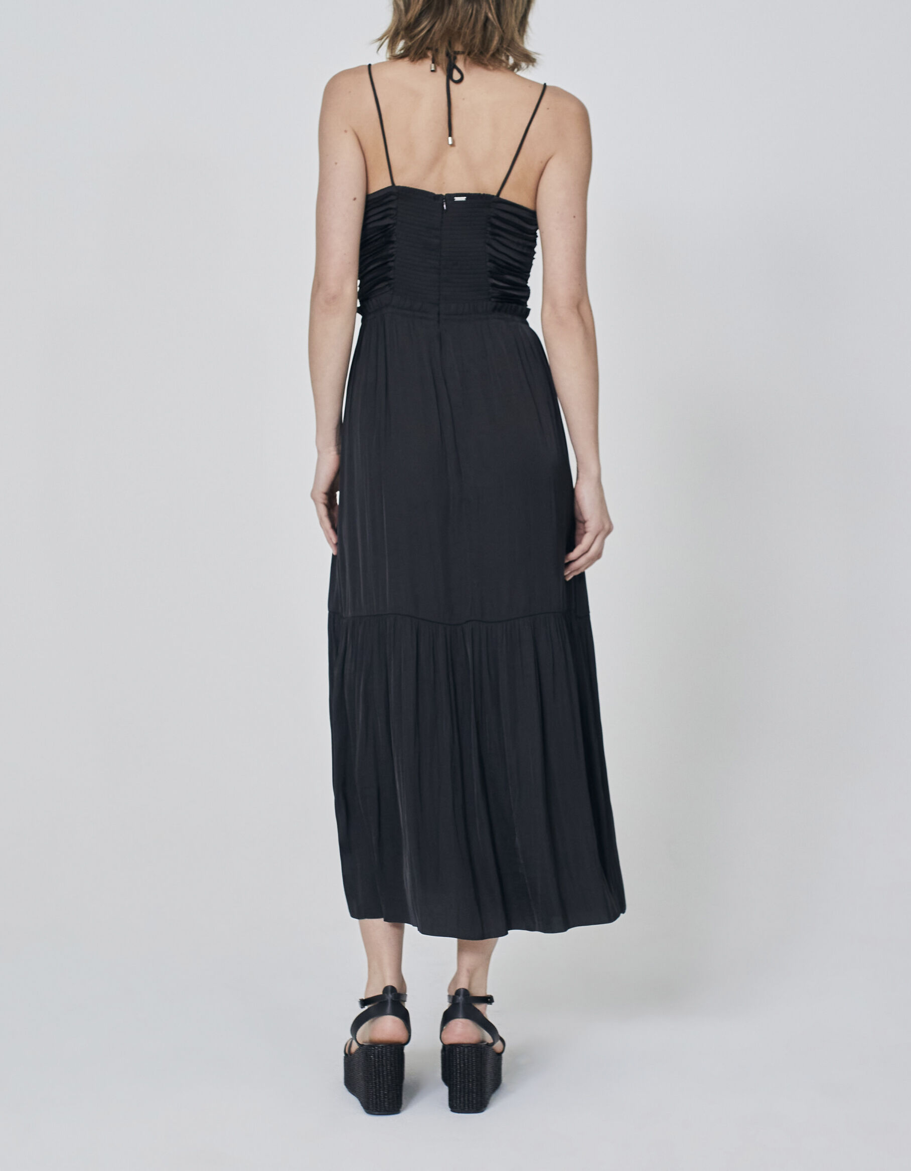 Ikks robe longue clearance noire