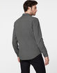 Men’s black mastic lightning print SLIM shirt-3