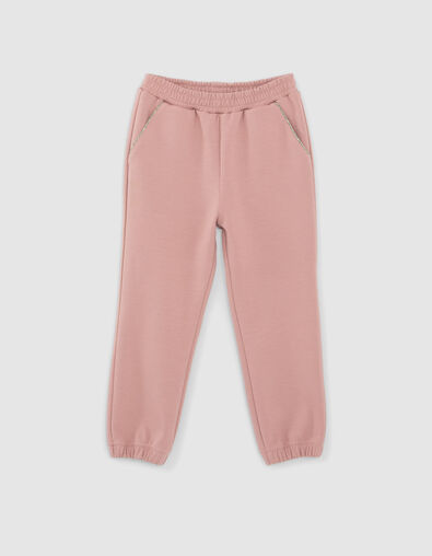 Roze jogging met print meisjes - IKKS