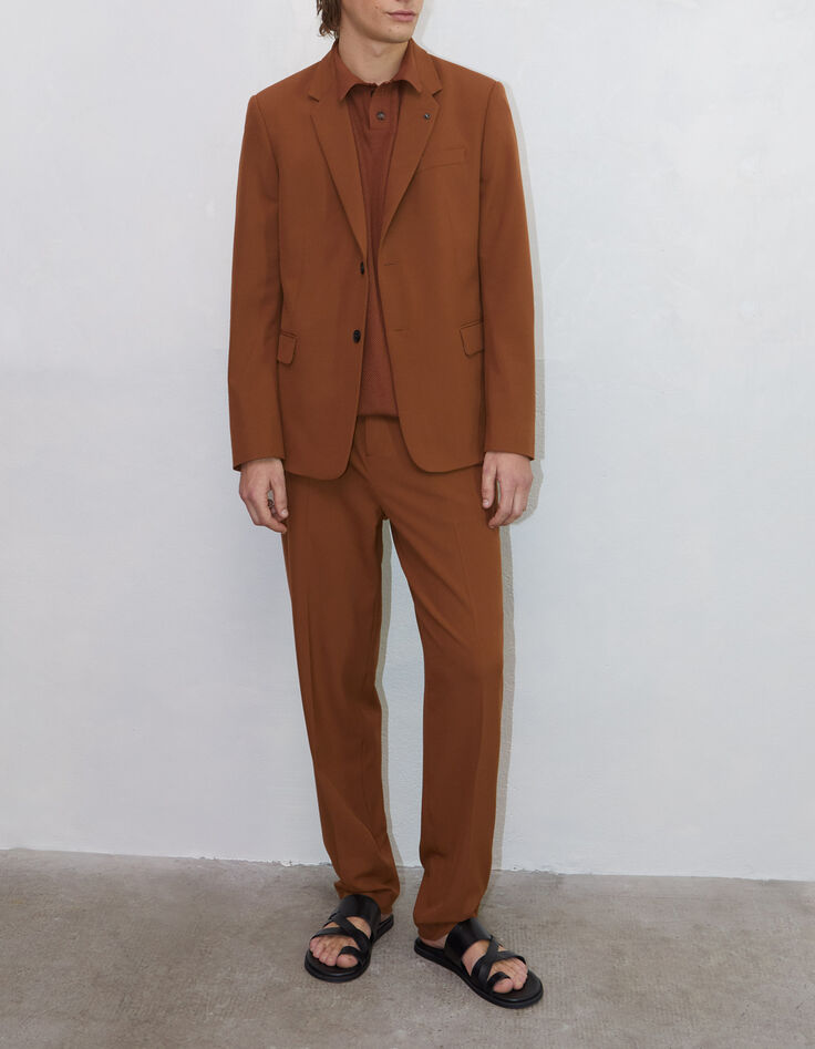 Pure Edition – Men’s cognac suit jacket-1