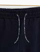 Bermuda navy à poche zippé côté garçon -5