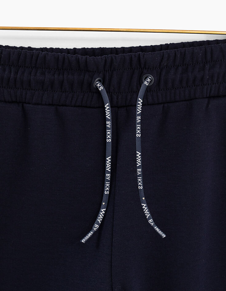 Bermuda navy à poche zippé côté garçon -5 Bermuda navy à poche zippé côté garçon -5