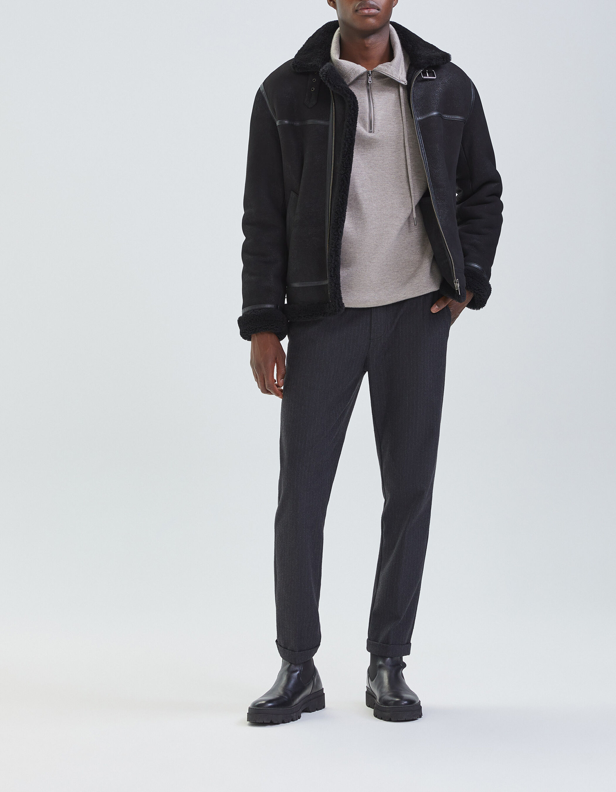 Cuir hot sale ikks homme