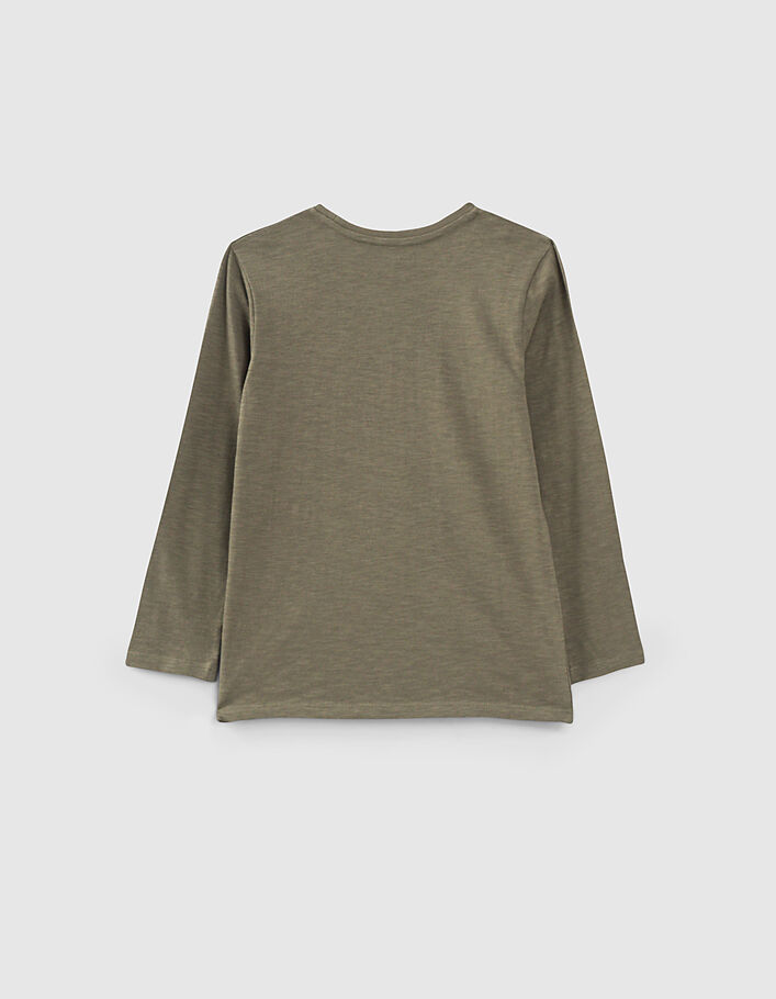 Khaki Essential organic cotton T-shirt - IKKS