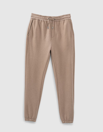 Jogging marron clair bio élastiqué Homme - IKKS