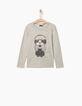Girls' grey T-shirt-2