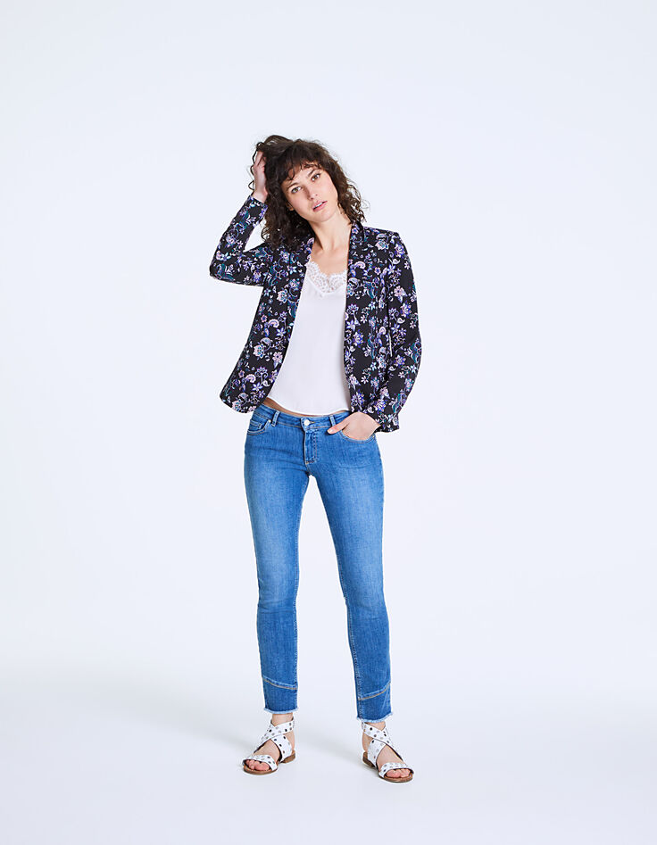 Women's Pacific Garden floral print crêpe jacket-6