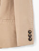 Boys' dark beige suit jacket-5