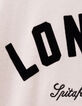 Beige T-shirt biokatoen zwarte tekst meisjes-6
