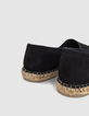 Espadrilles noires cuir velours Homme-3