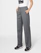 Pantalon tailleur taille basse coupe large fil à fil femme-2