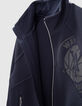 Cardigan marine molleton tech fleece relief&eacute; gar&ccedil;on-6