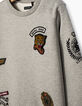 Sudadera parches niño -2