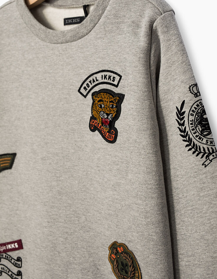 Sudadera parches niño -2