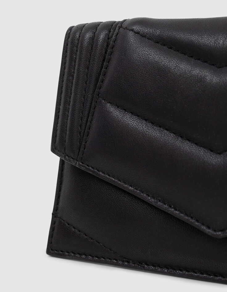 Tarjetero THE 1 TIMELESS negro meduim pocket mujer-4