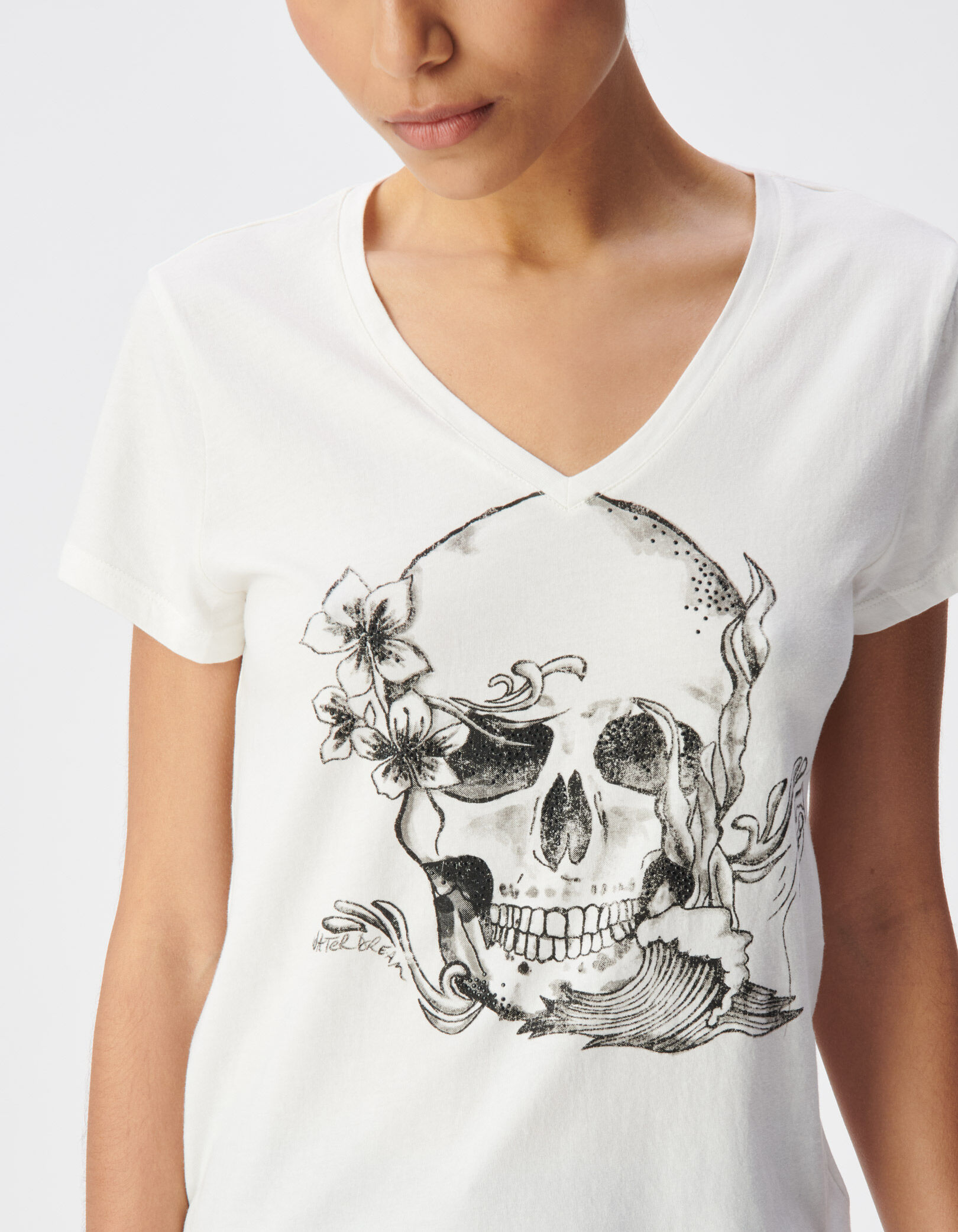 トップス babylclub twinkle skull t White トップス babylclub