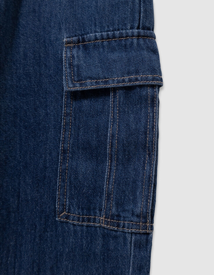 Jean jogger loose bleu esprit battle garçon-8 Jean jogger loose bleu esprit battle garçon-8