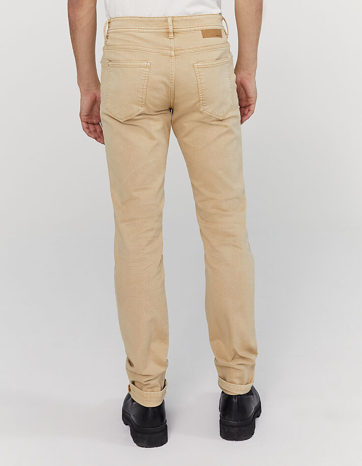 Herren-Jeans im SLIM-Fit aus Bio-Baumwolle in Vanille-3