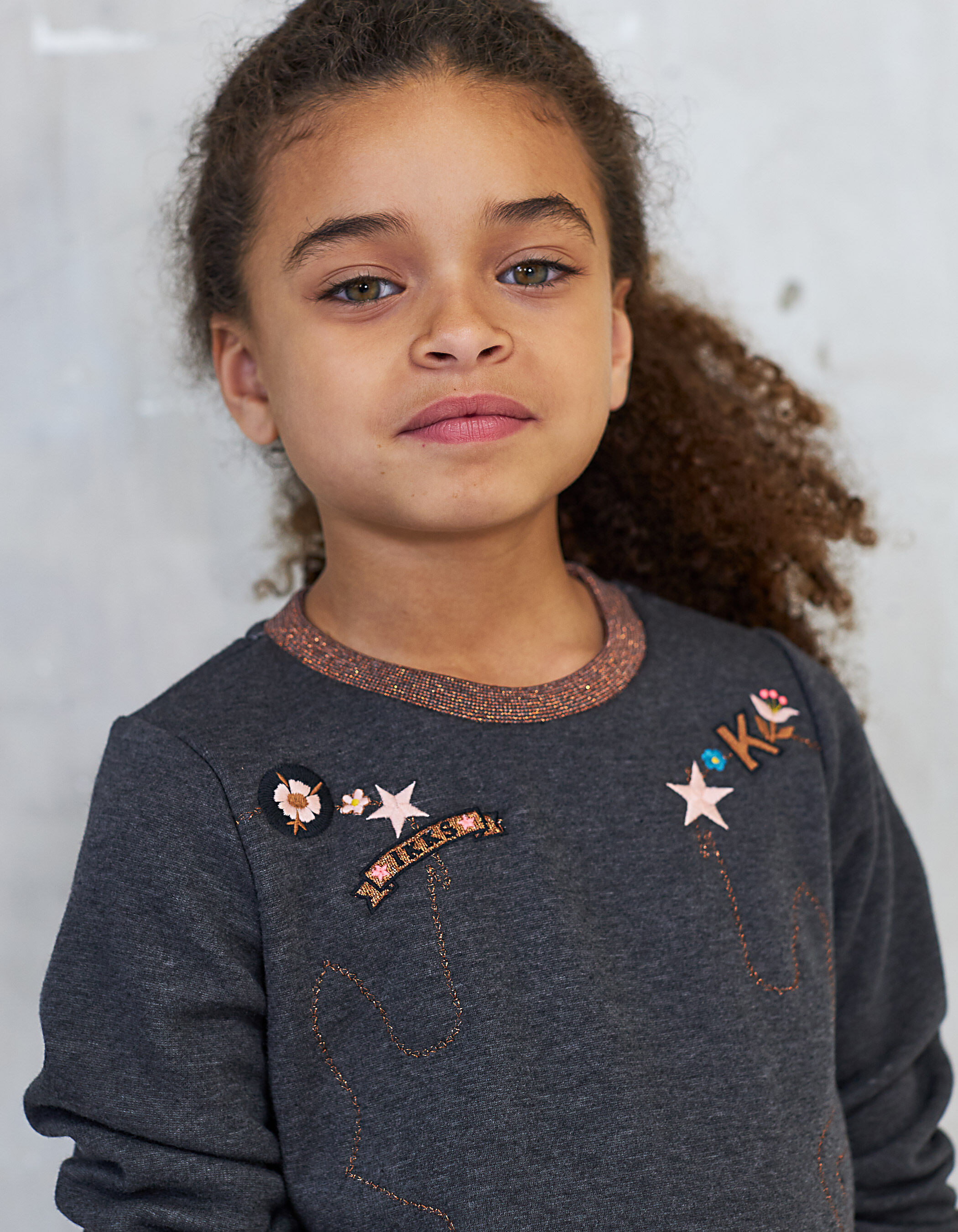 Sweat gris hotsell fille